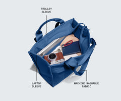 Featherlight Daily Tote in Tidal Blue