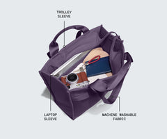 Featherlight Daily Tote in Misty Purple