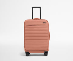 Softside Bigger Carry-On in Clay Pink