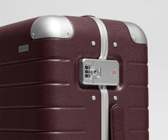 The Aluminum Edge Medium in Oxblood Red