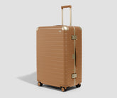 The Aluminum Edge Large in Cognac Brown