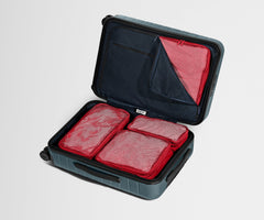 Insider Packing Cubes (Set of 4) in Cherry Red