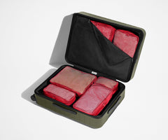 Insider Packing Cubes (Set of 6) in Cherry Red