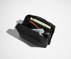 The Large Toiletry Bag in Jet Black
