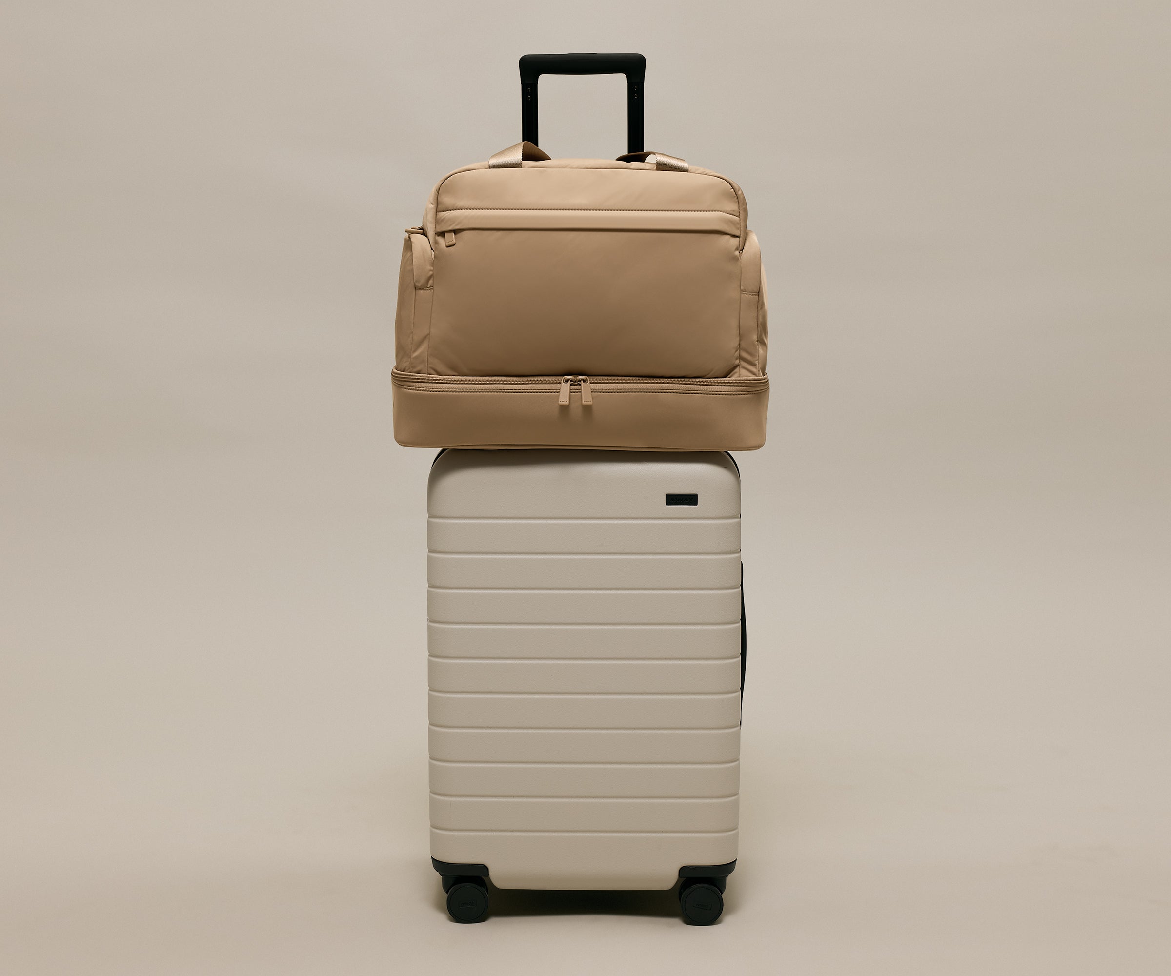 Featherlight Overnight Bag in Camel Brown