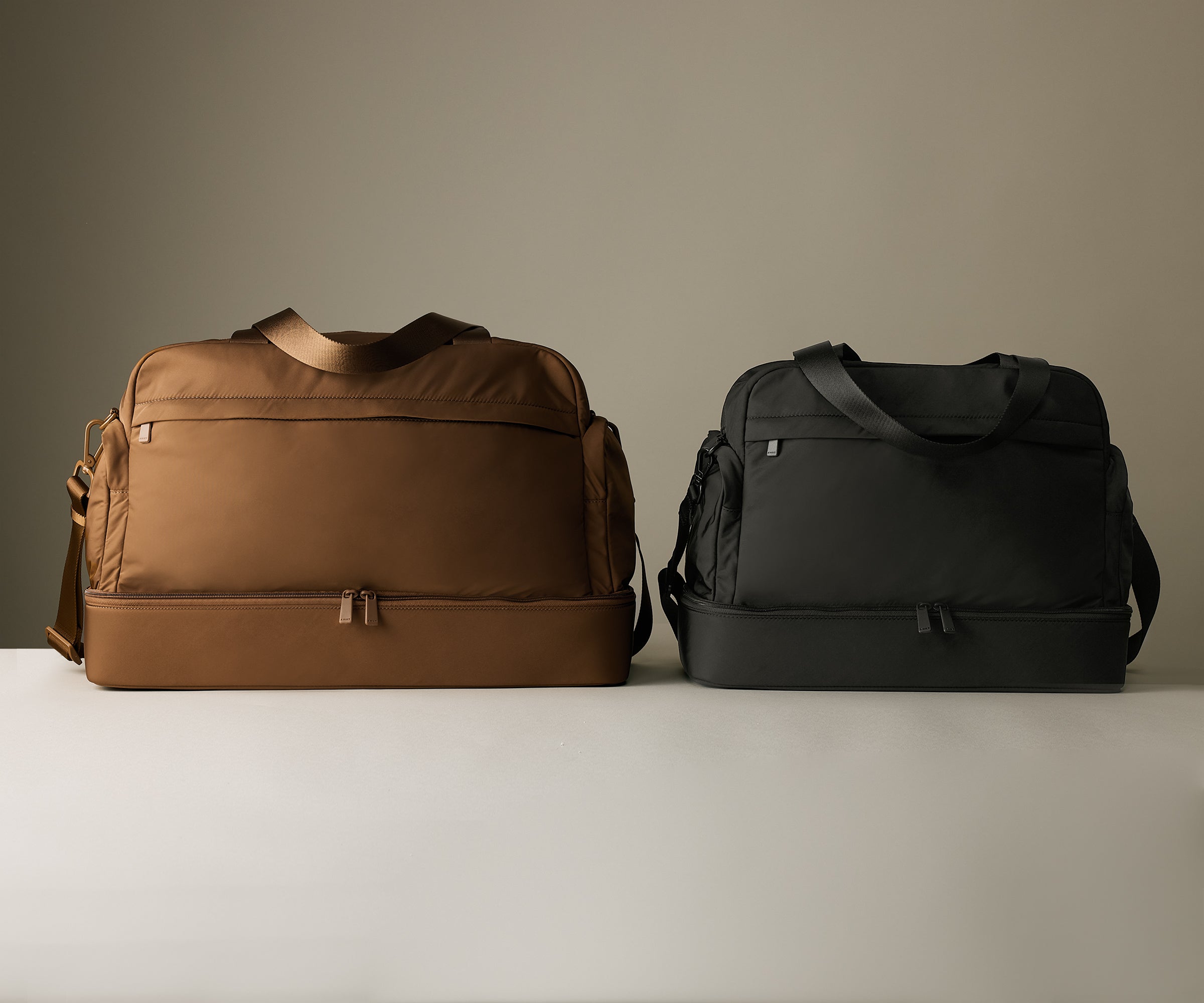 Featherlight Overnight Bag in Jet Black