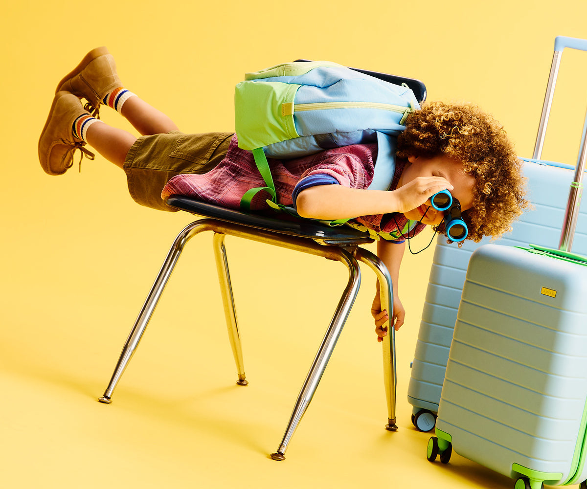 Kids Backpack in Dragonfly Blue