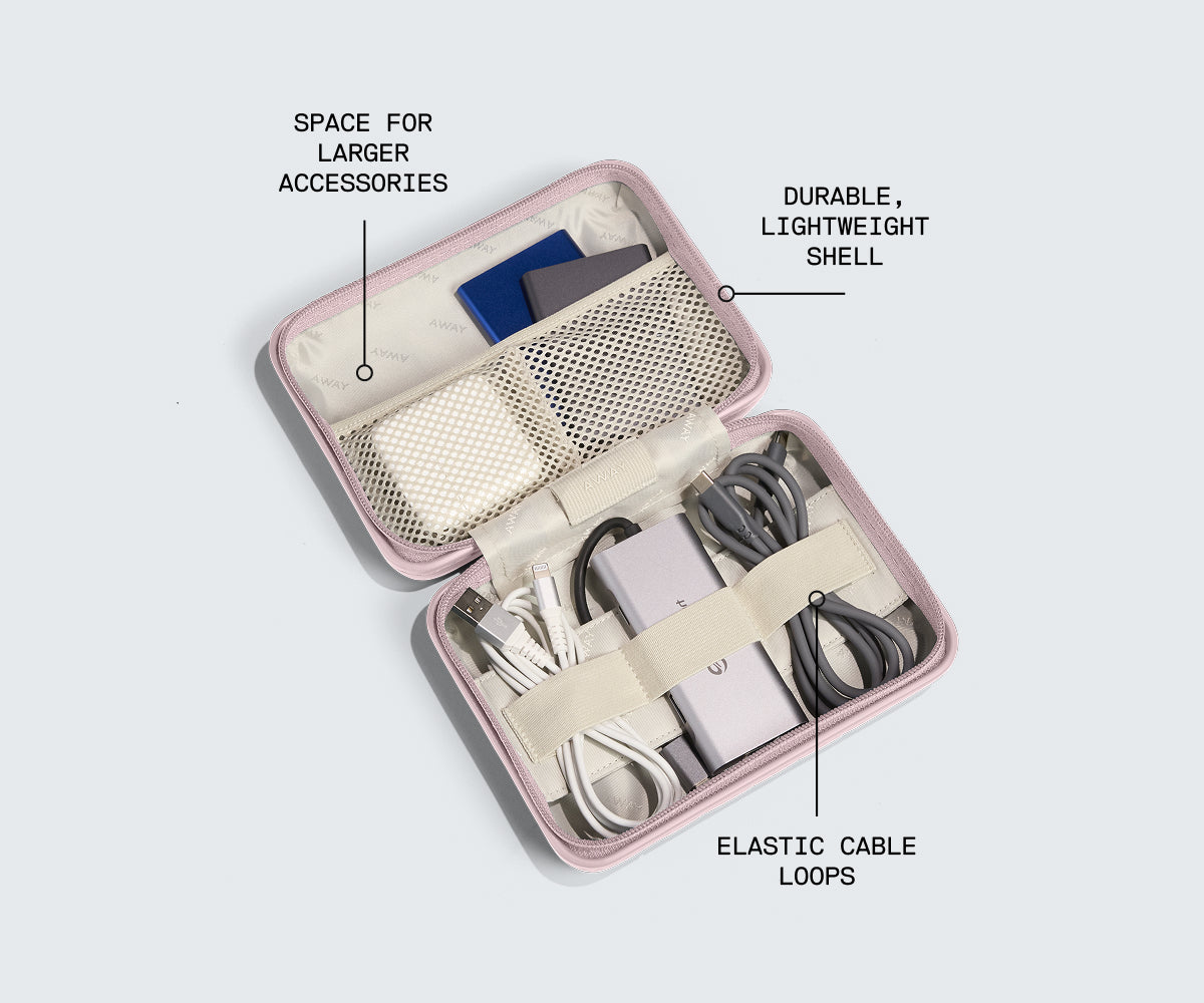 Mini Tech Case in Blush Pink