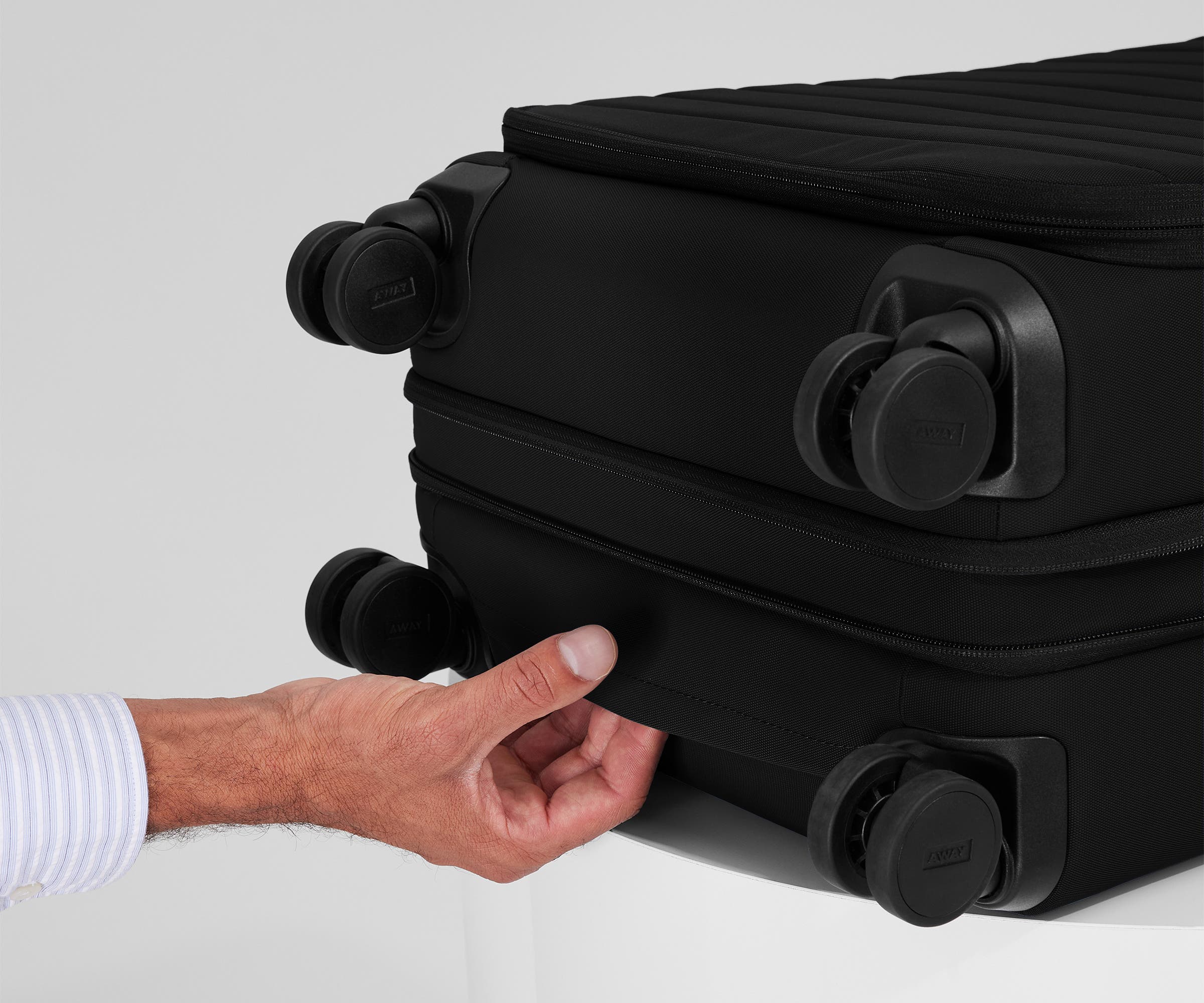 Softside Bigger Carry-On in Jet Black