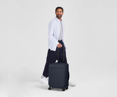 Softside Bigger Carry-On in Navy Blue