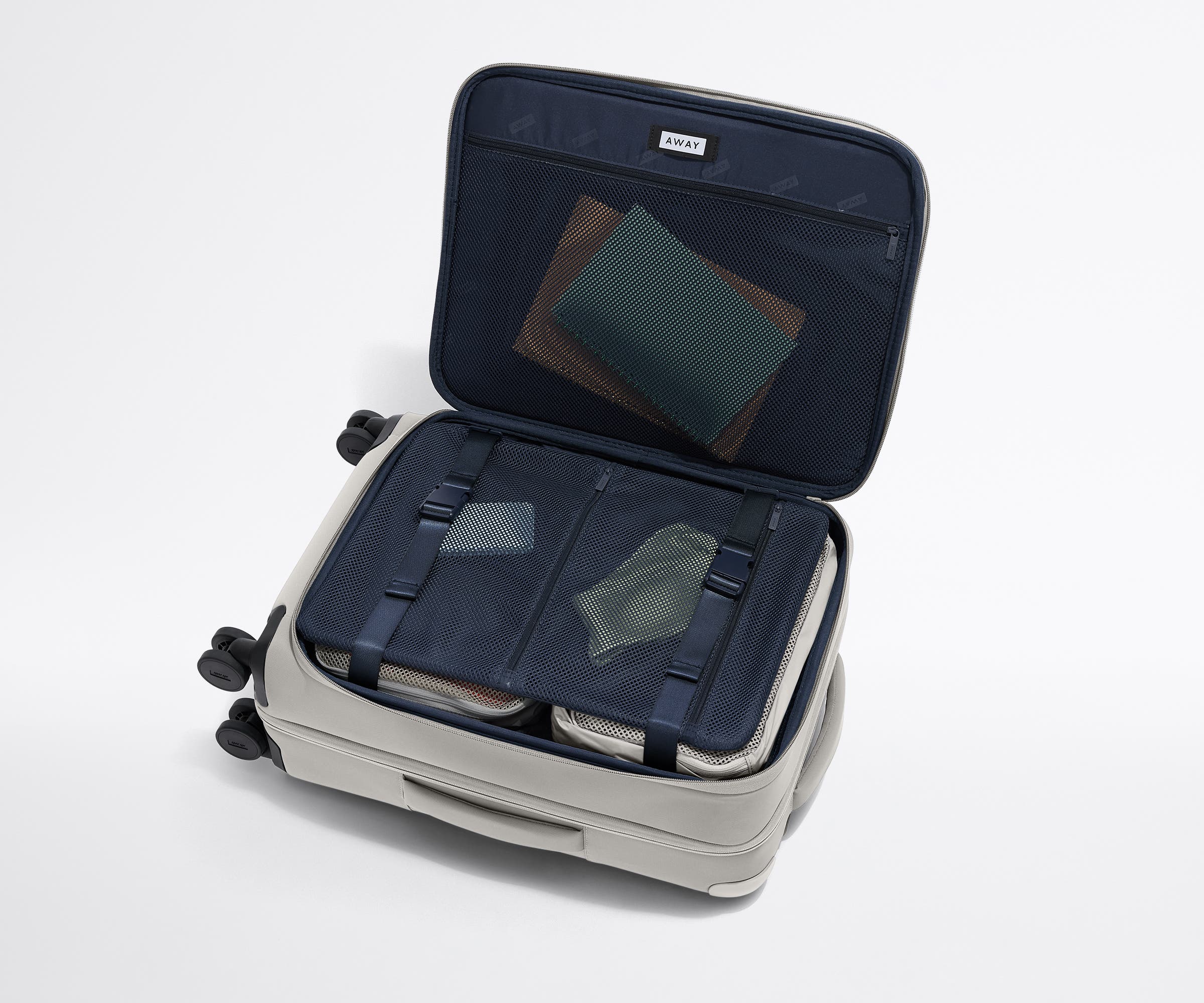 Softside Bigger Carry-On in Cloud Gray