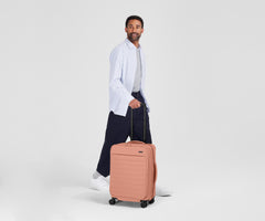 Softside Bigger Carry-On in Clay Pink