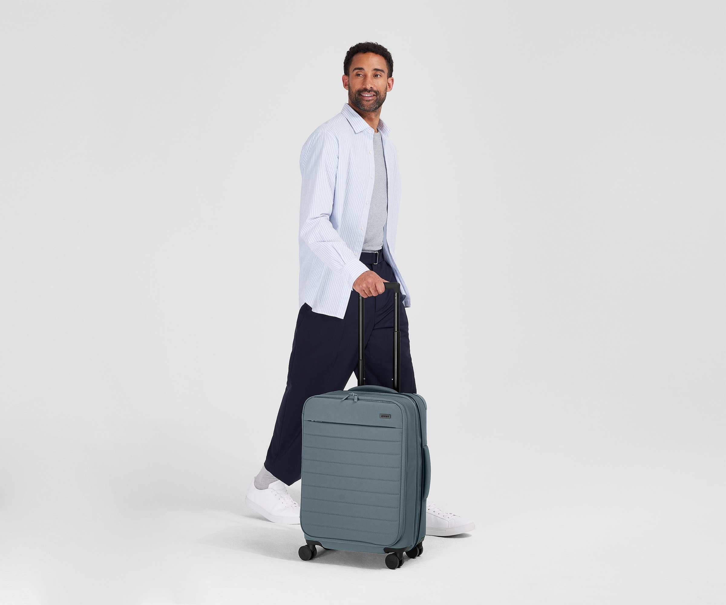 Softside Bigger Carry-On in Coast Blue