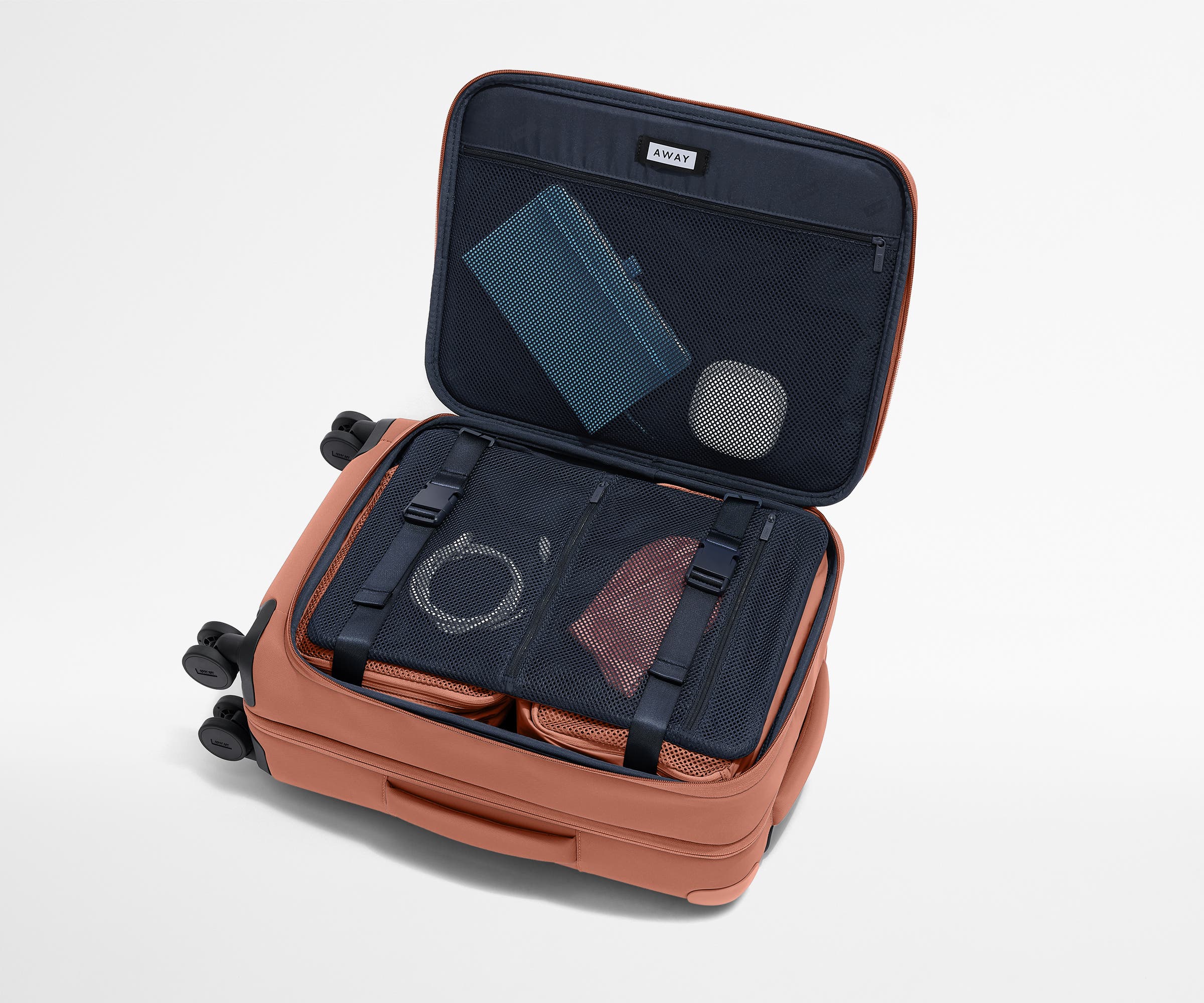 Softside Carry-On in Clay Pink