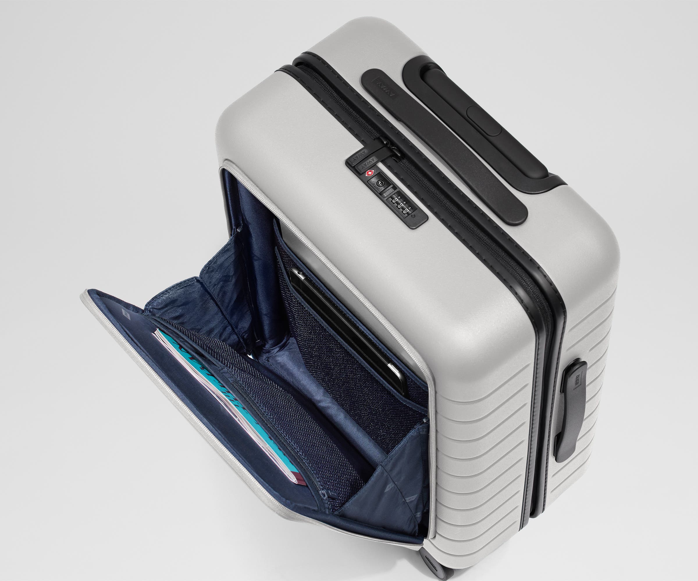 The Executive Bigger Carry-On in Cloud Gray