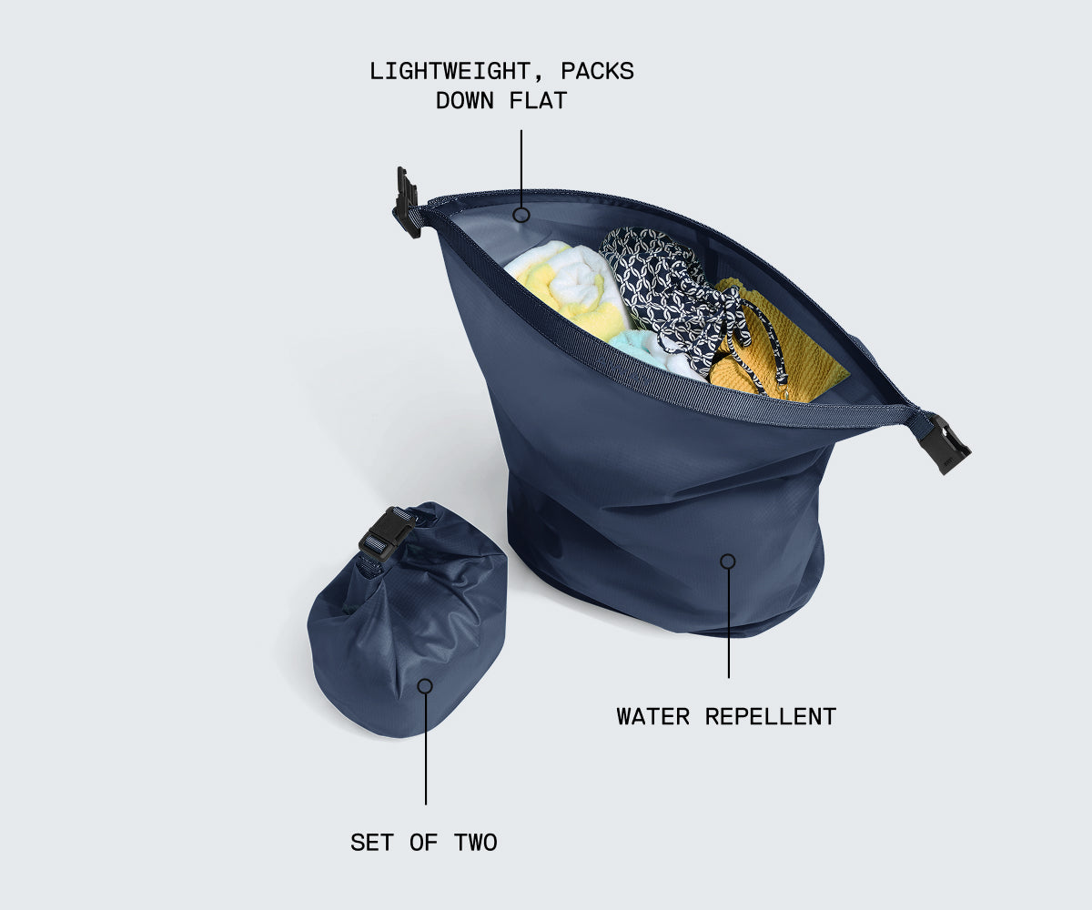 Dry Bag Duo in Jet Black