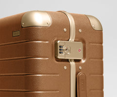 The Aluminum Edge Medium in Cognac Brown