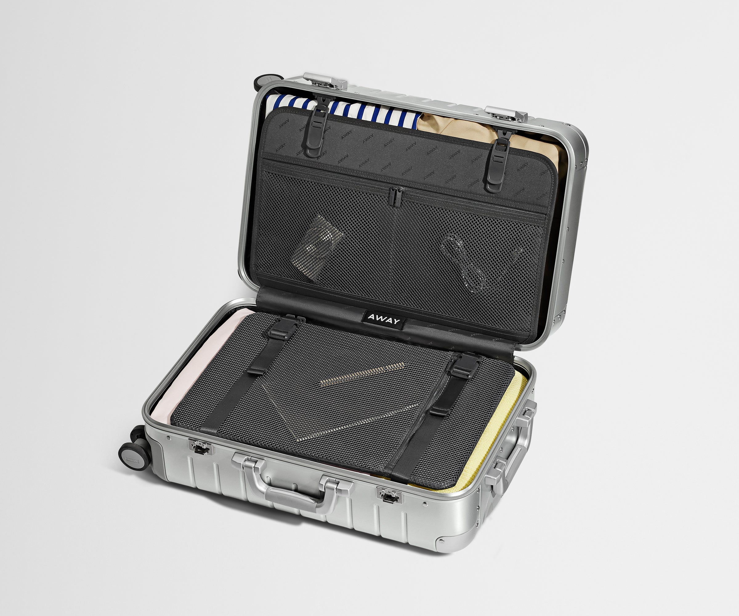 The Bigger Carry-On: Aluminum Edition in Silver