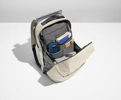 The Everywhere Zip Backpack in Salt White
