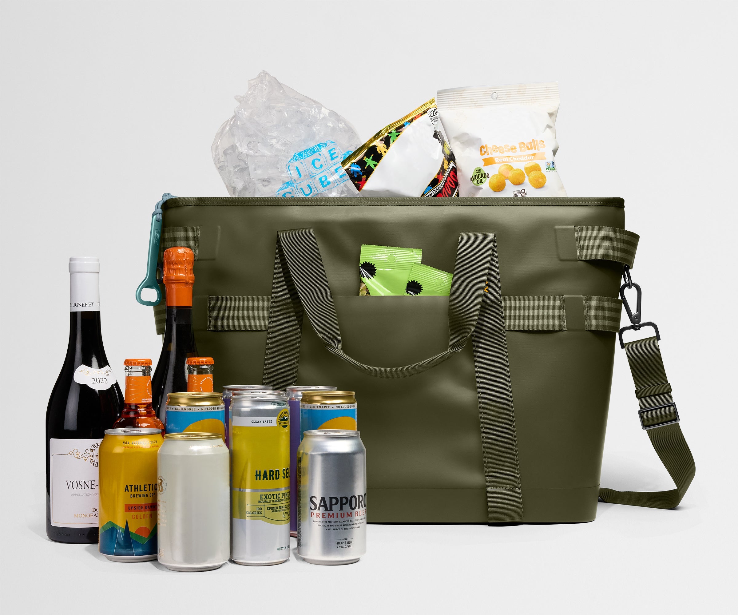 Cooler Tote in Olive Green