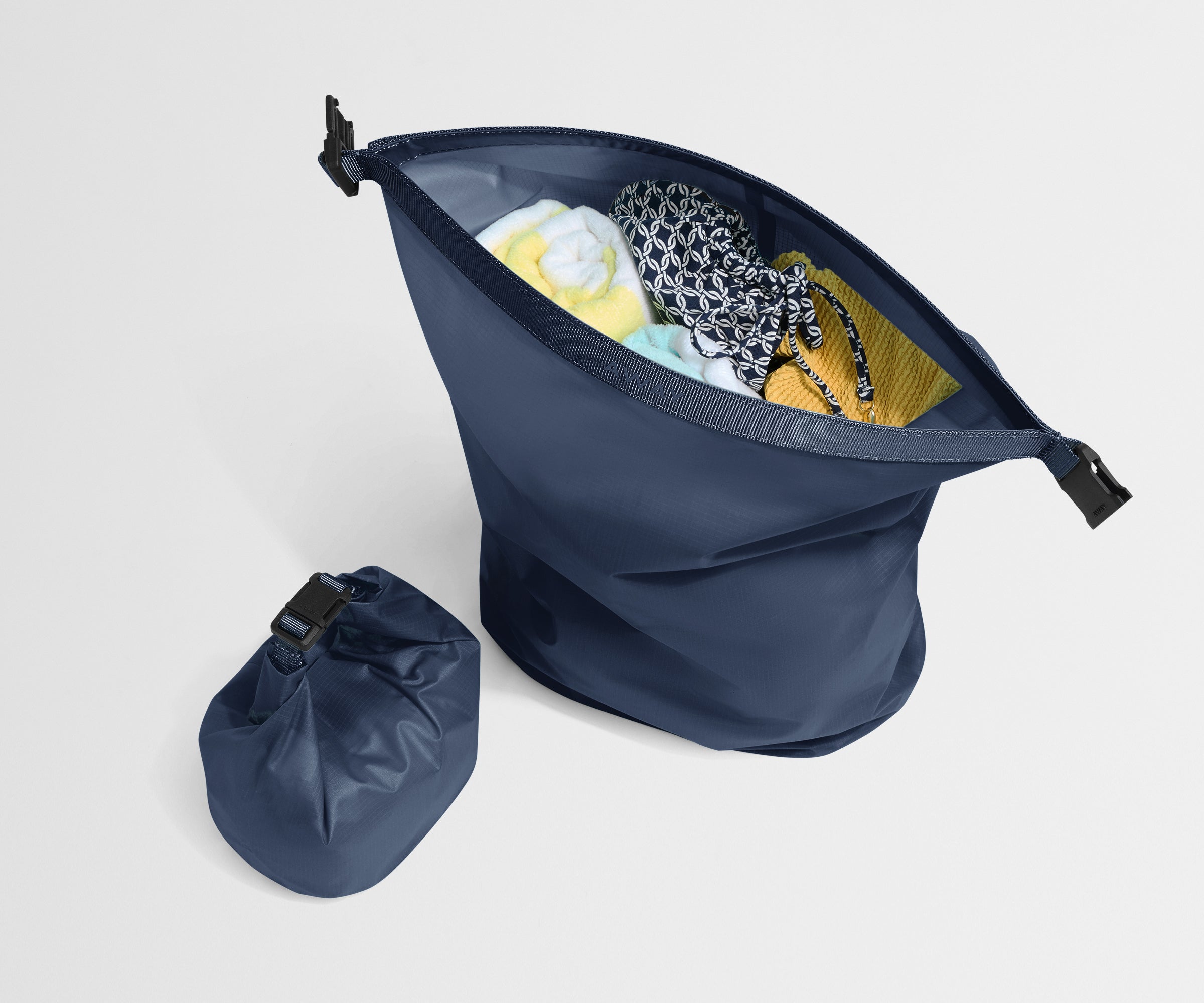 Dry Bag Duo in Navy Blue
