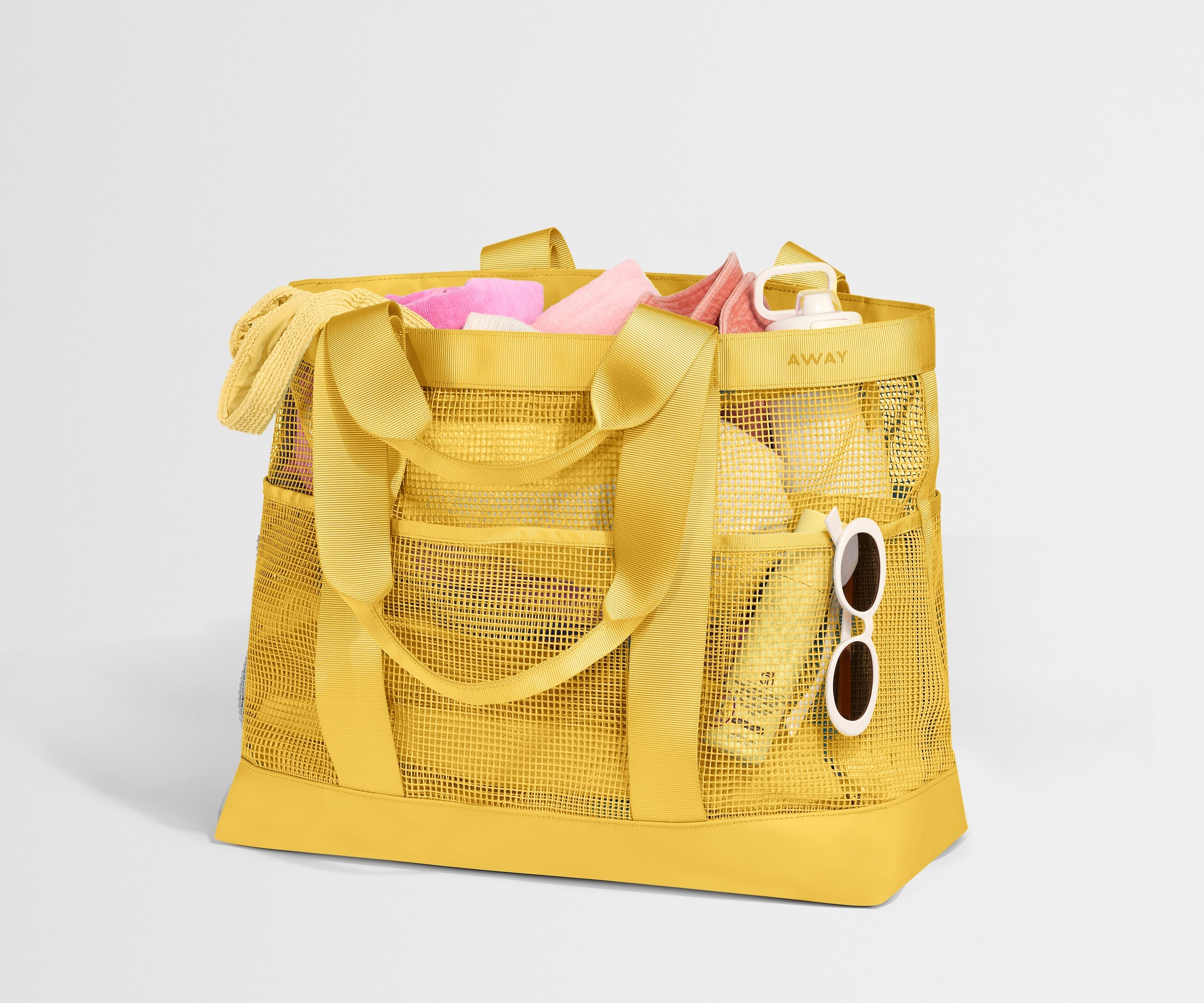 Beach Tote in Golden Hour Yellow
