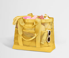 Beach Tote in Golden Hour Yellow