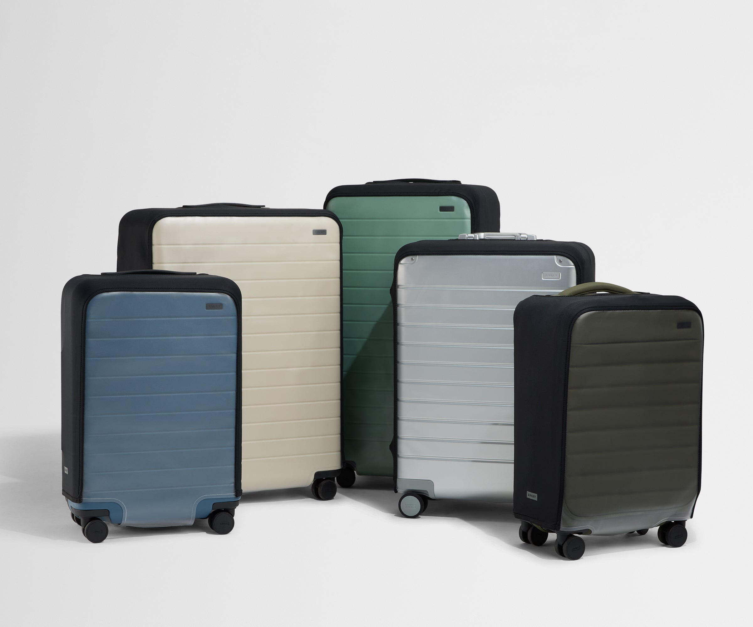 Clear Luggage Cover in The Large