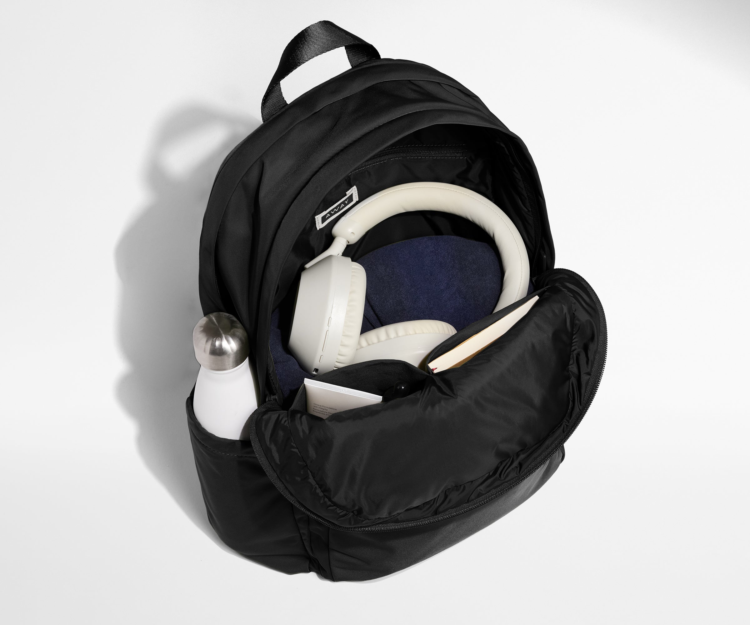 Large Featherlight Backpack in Jet Black
