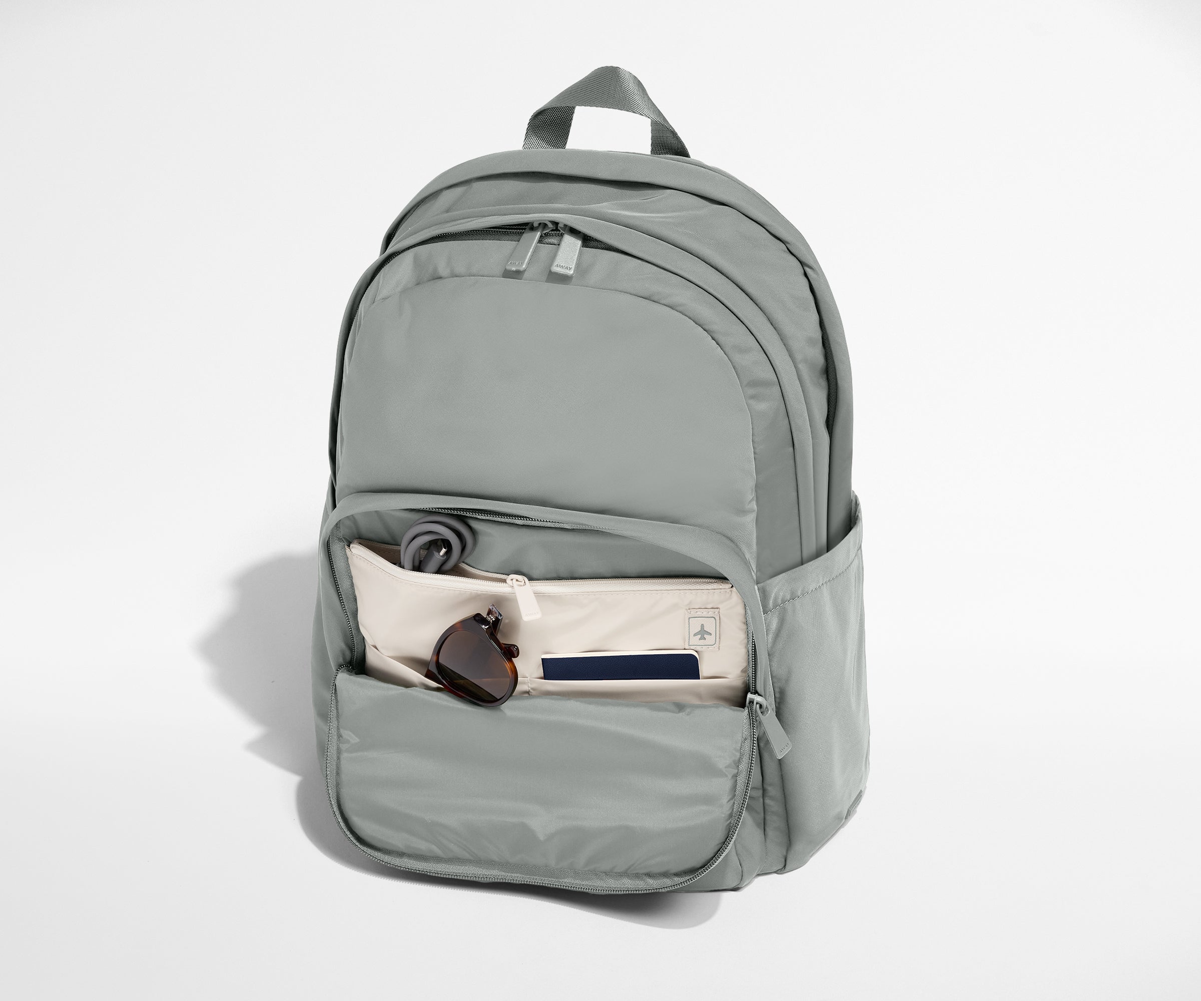 Large Featherlight Backpack in Nordic Gray