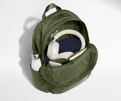 Large Featherlight Backpack in Olive Green