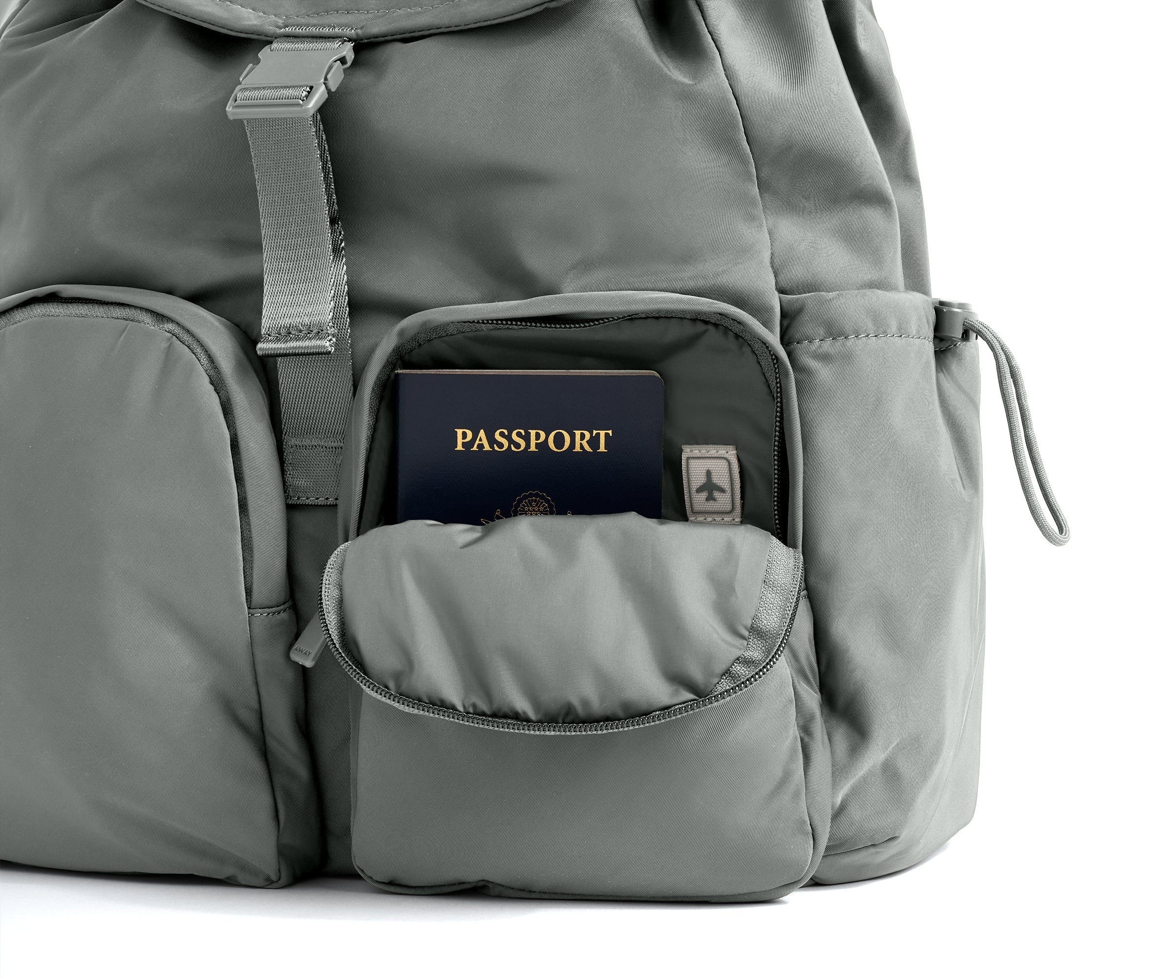 Featherlight Cargo Backpack in Nordic Gray