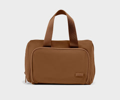 Featherlight Daily Cosmetic Case in Amaro Brown