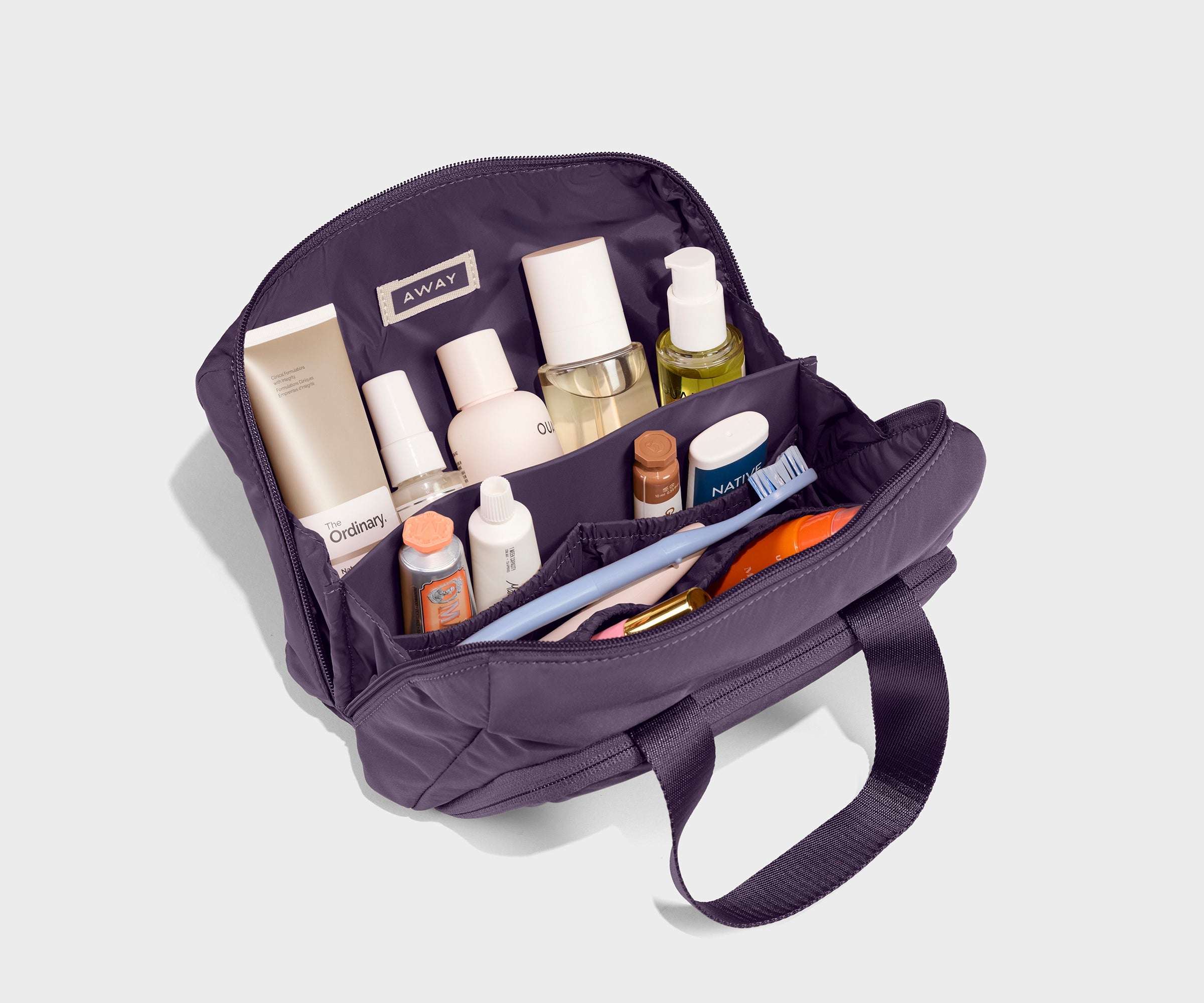 Featherlight Daily Cosmetic Case in Misty Purple