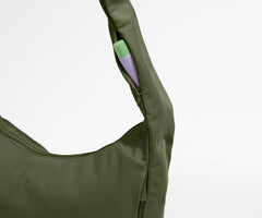 Featherlight Crossbody in Olive Green