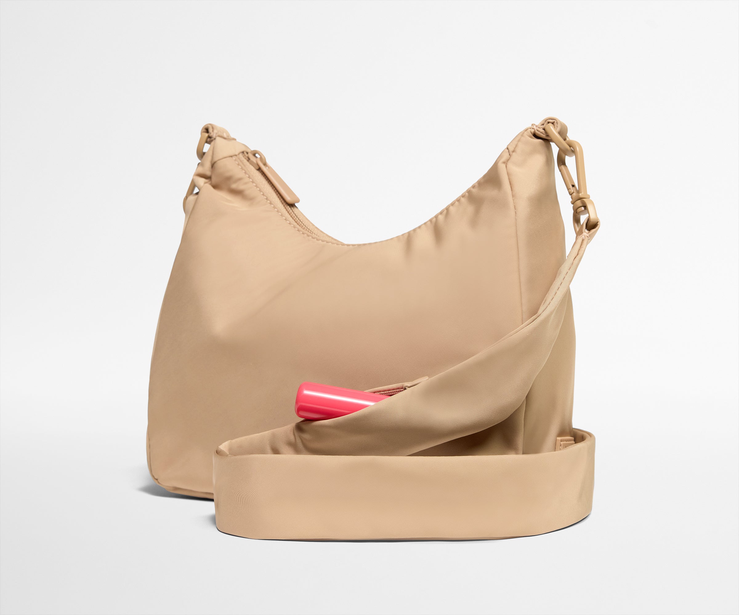Featherlight Duo Crossbody in Camel Brown