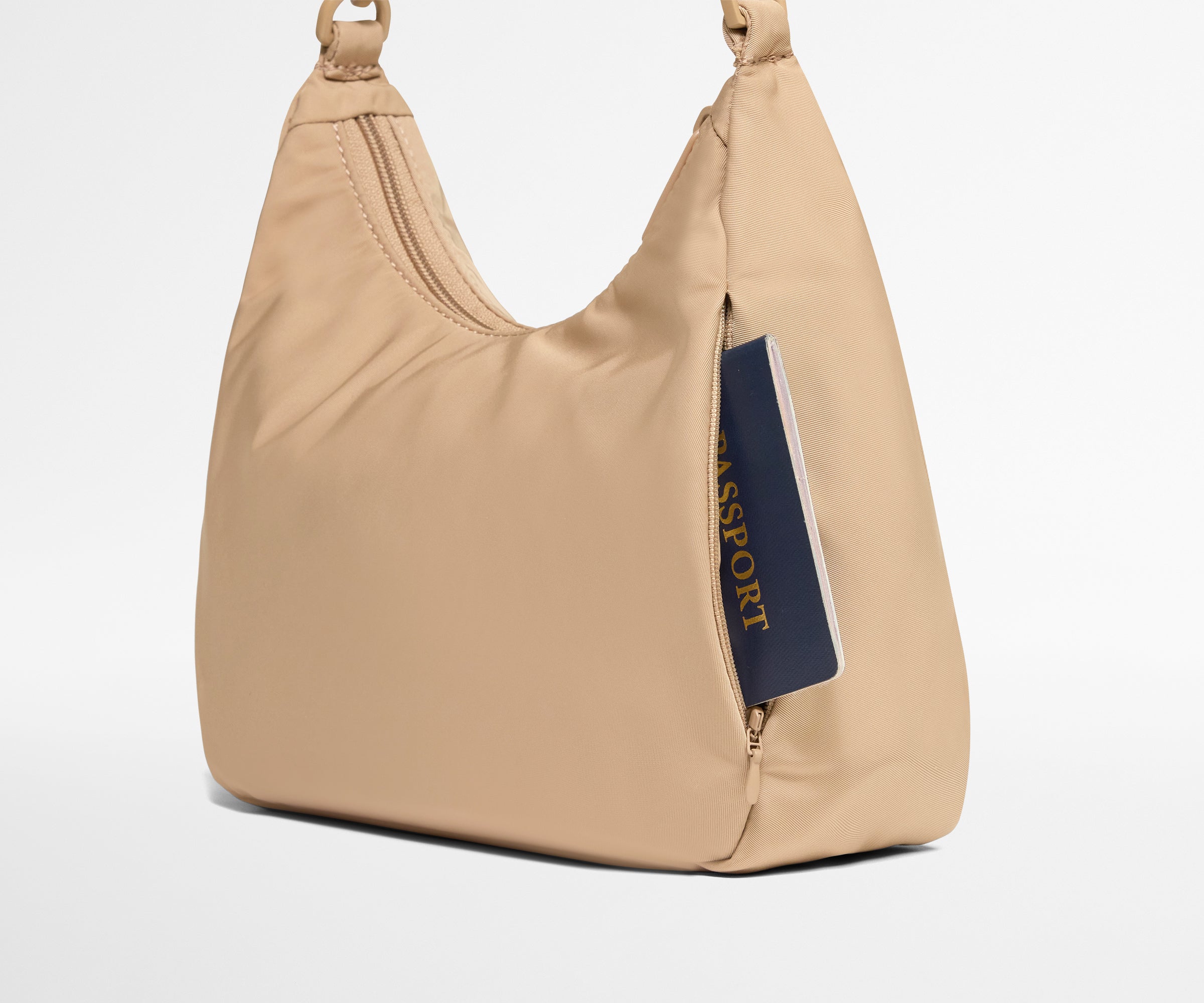 Featherlight Duo Crossbody in Camel Brown
