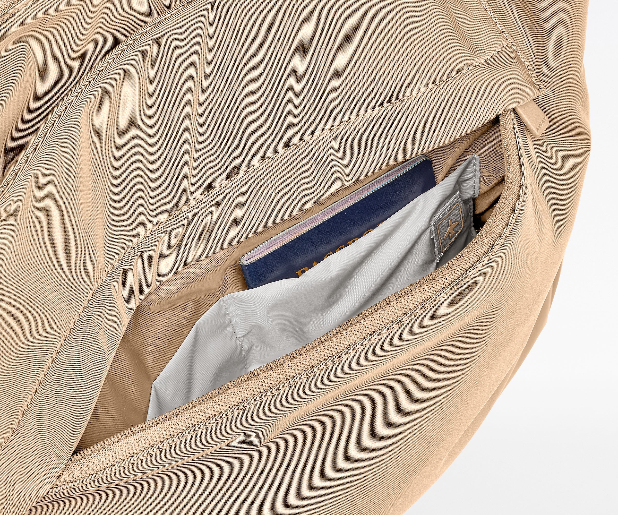 Featherlight Tote in Camel Brown