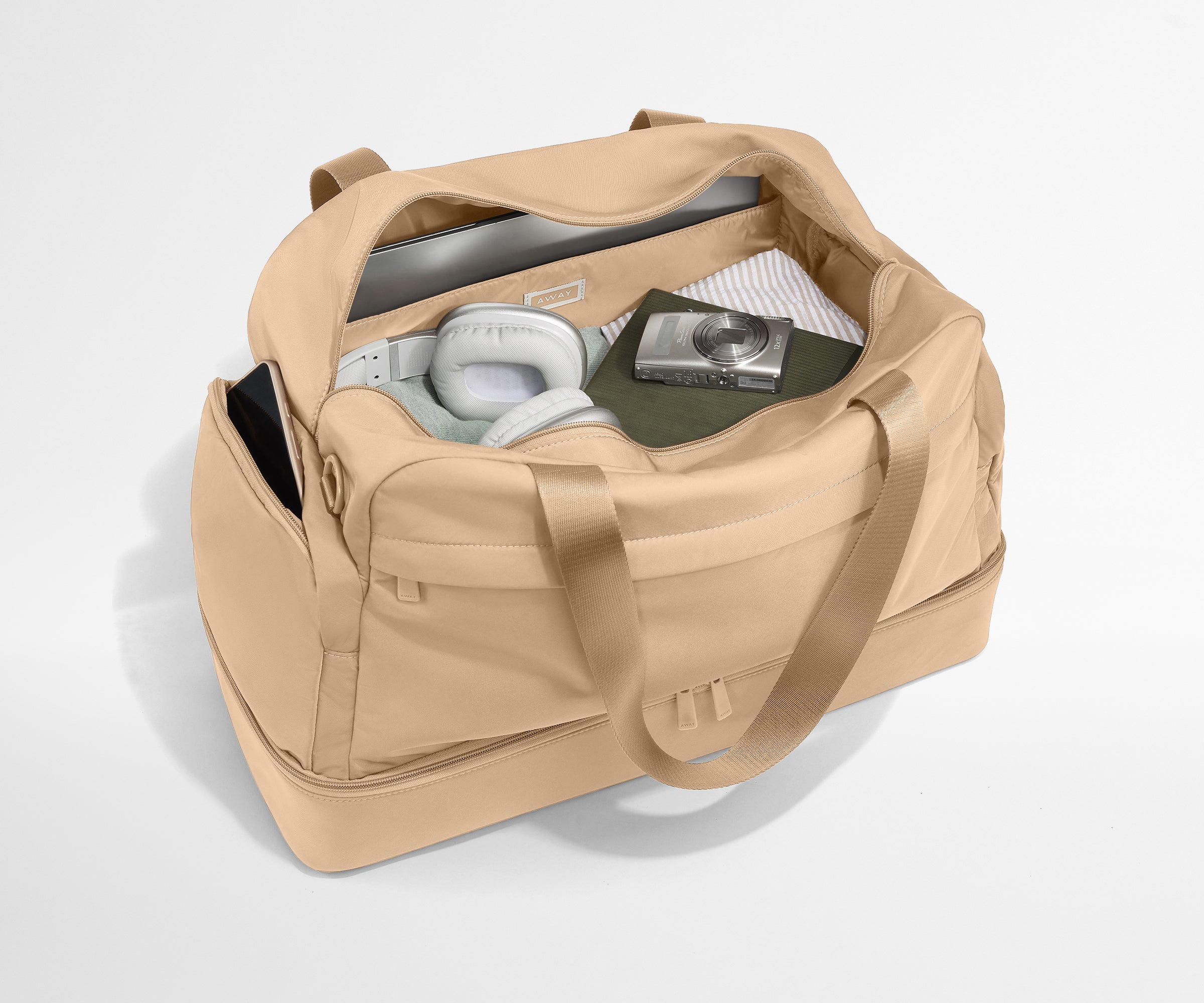 Featherlight Weekender in Camel Brown