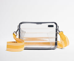 Crossbody Strap in Yellow Stripe