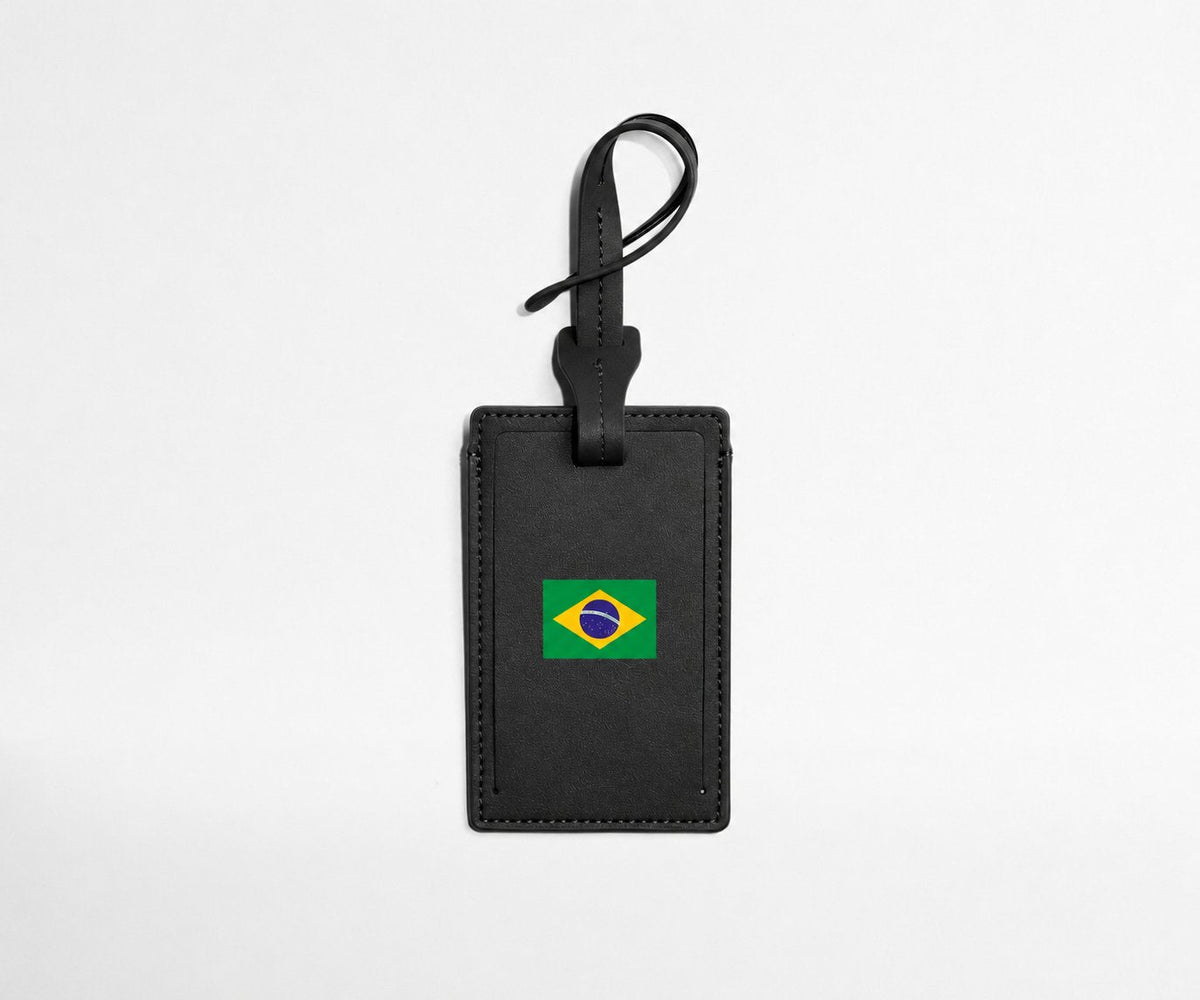 Match Day Luggage Tag in Brazil (Flag)
