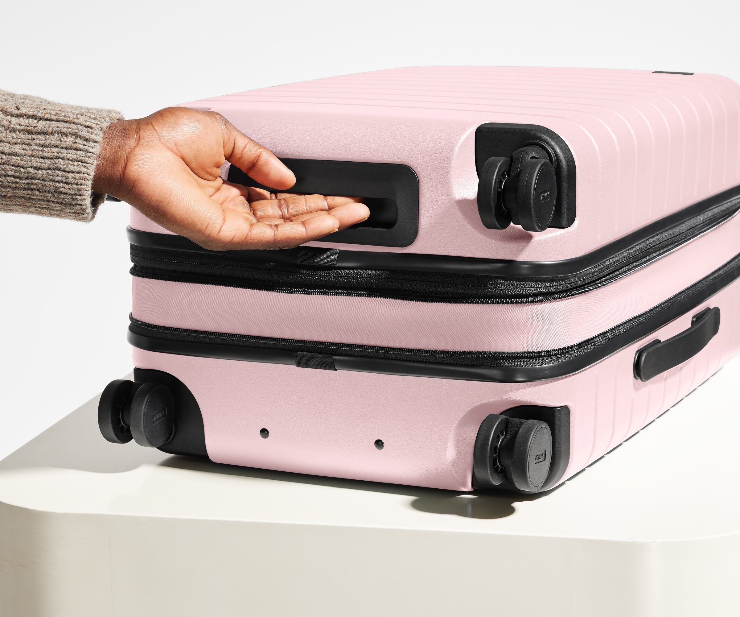 The Bigger Carry-On Flex in Blush Pink