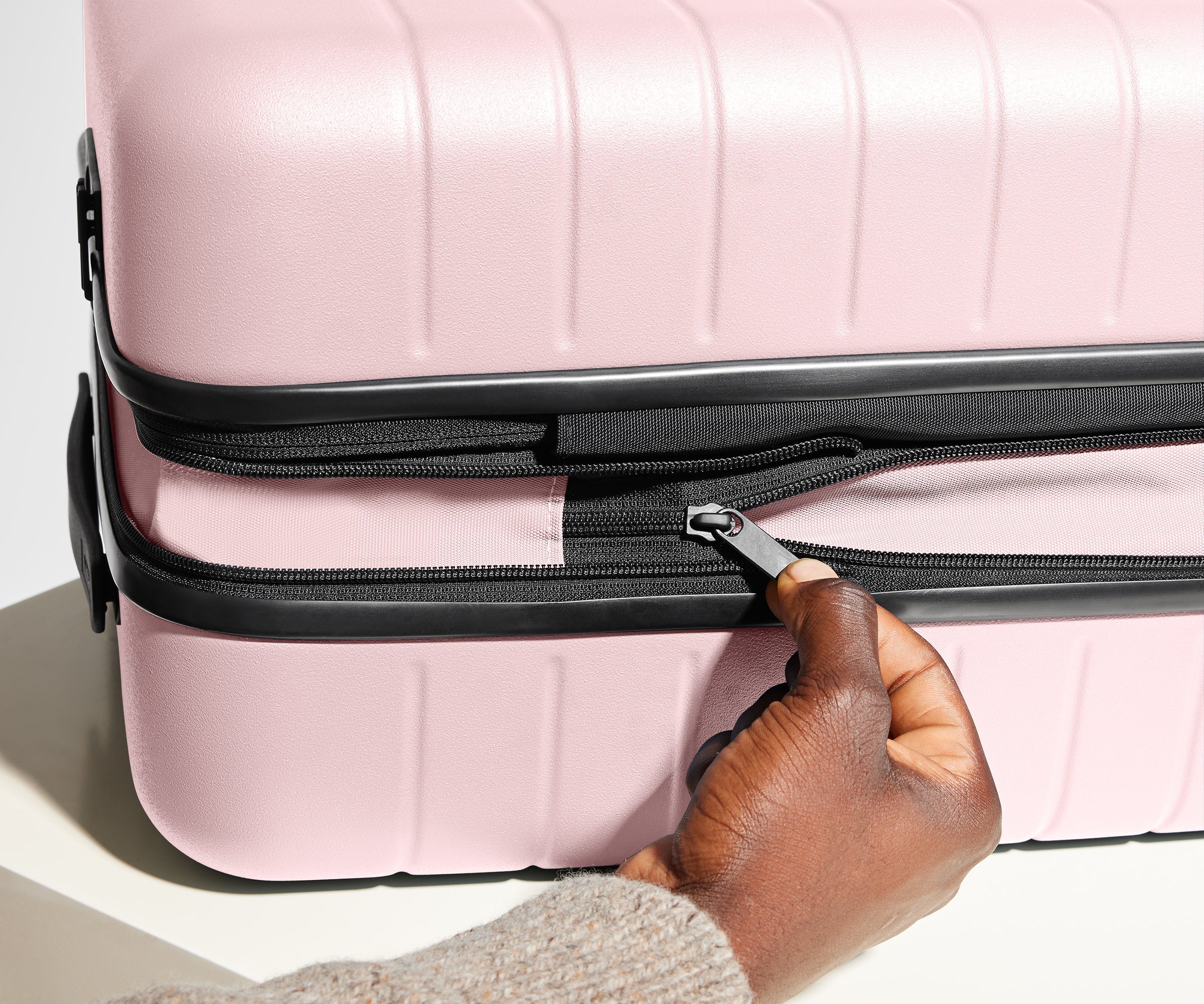 The Bigger Carry-On Flex in Blush Pink