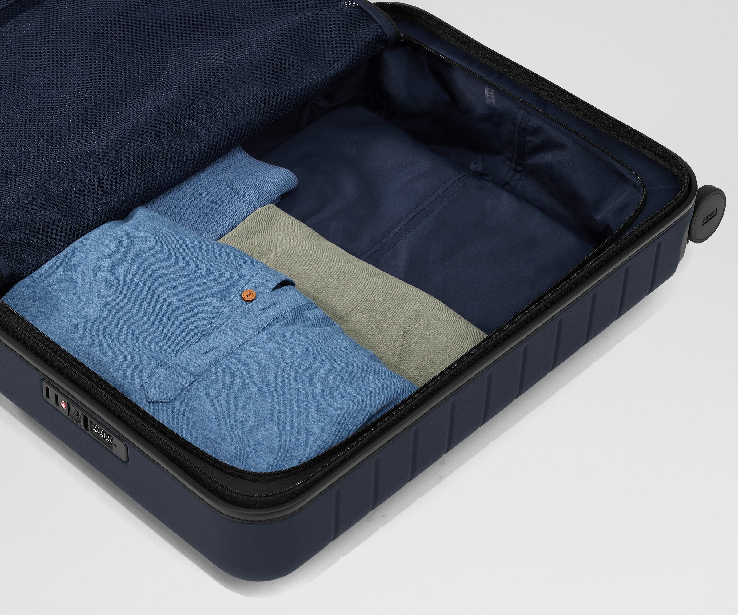 The Executive Bigger Carry-On in Navy Blue