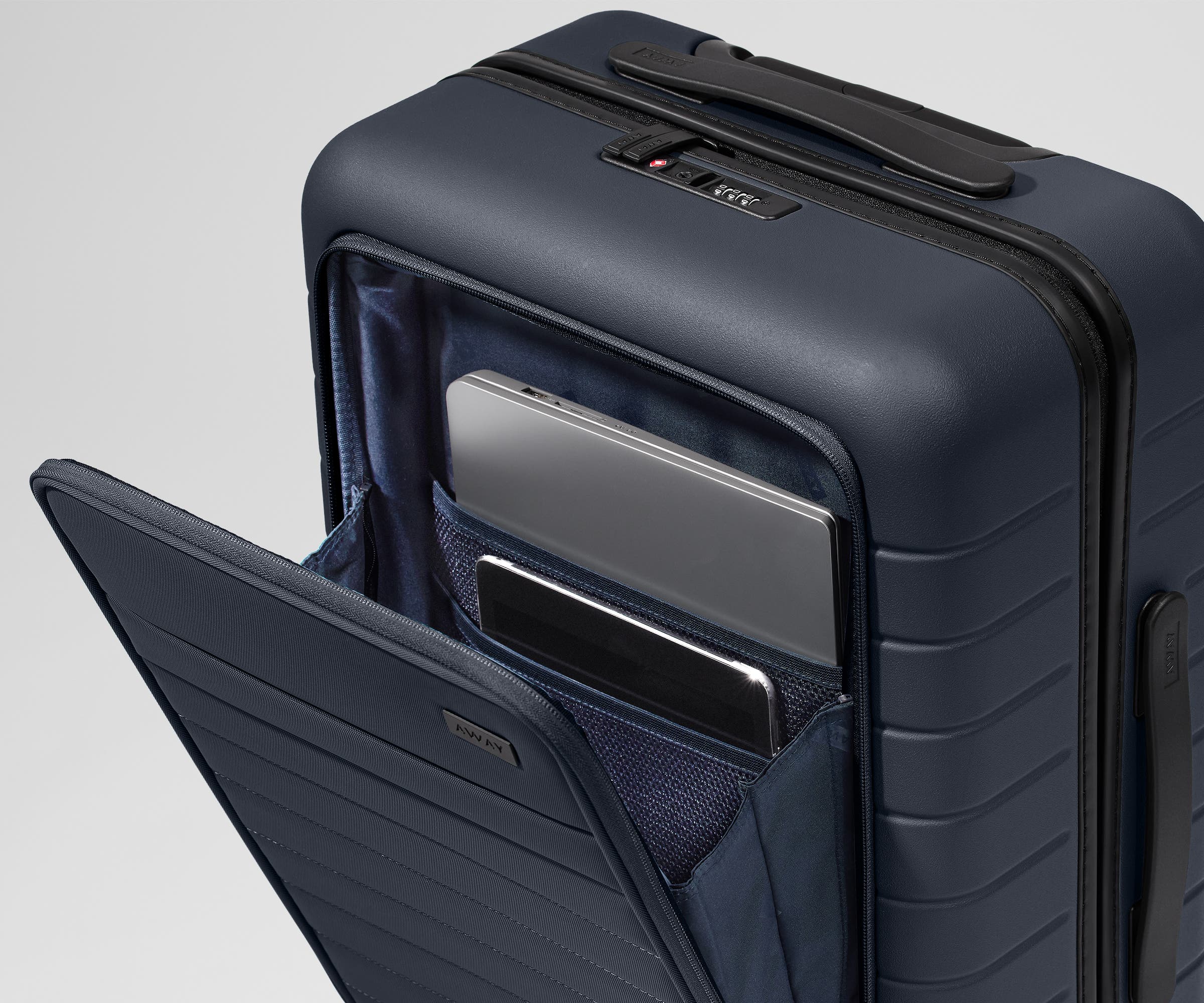 The Executive Carry-On in Navy Blue