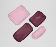Insider Packing Cubes (Set of 4) in Ruby Haze & Glacial Pink