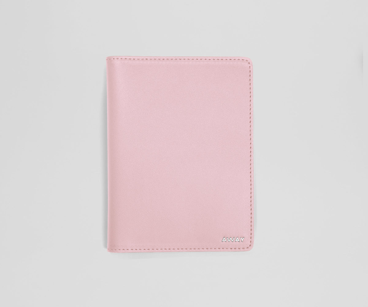 Passport Holder in Glacial Pink