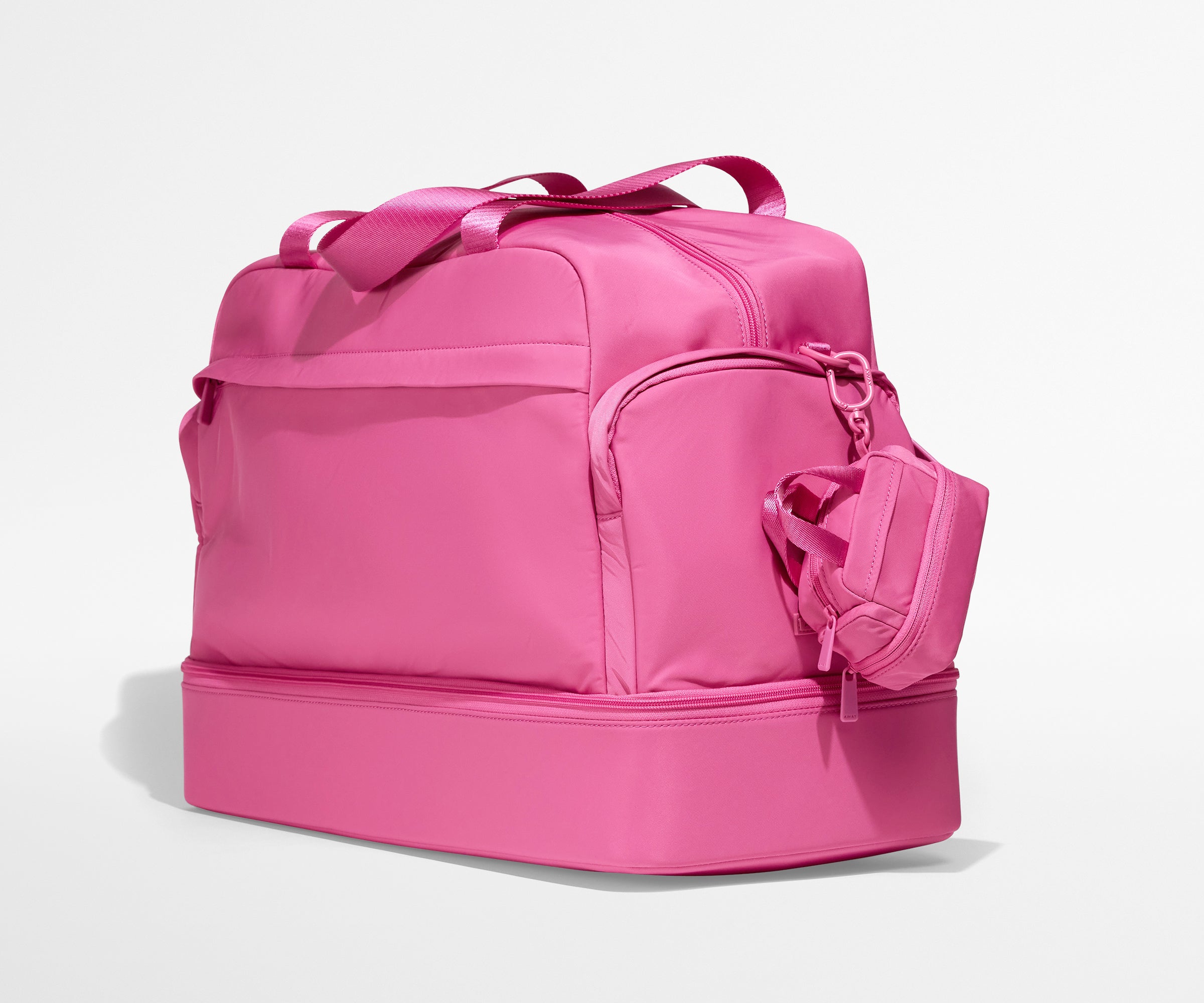 Micro Weekender Charm in Island Pink