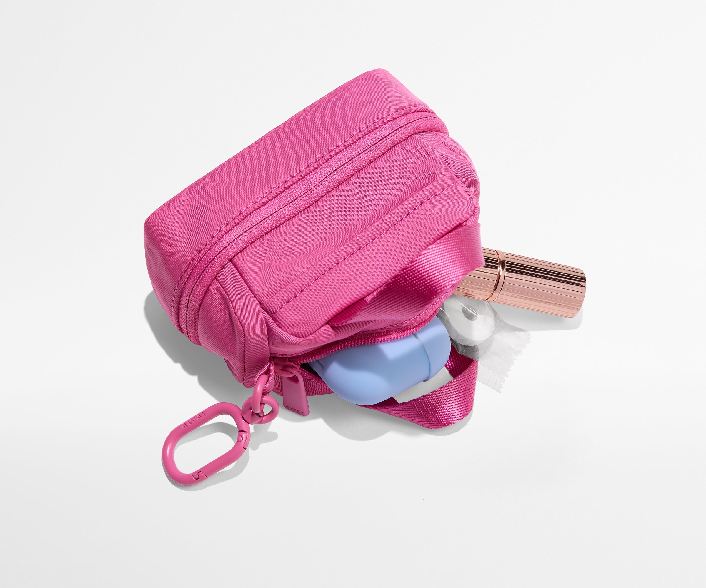 Micro Weekender Charm in Island Pink