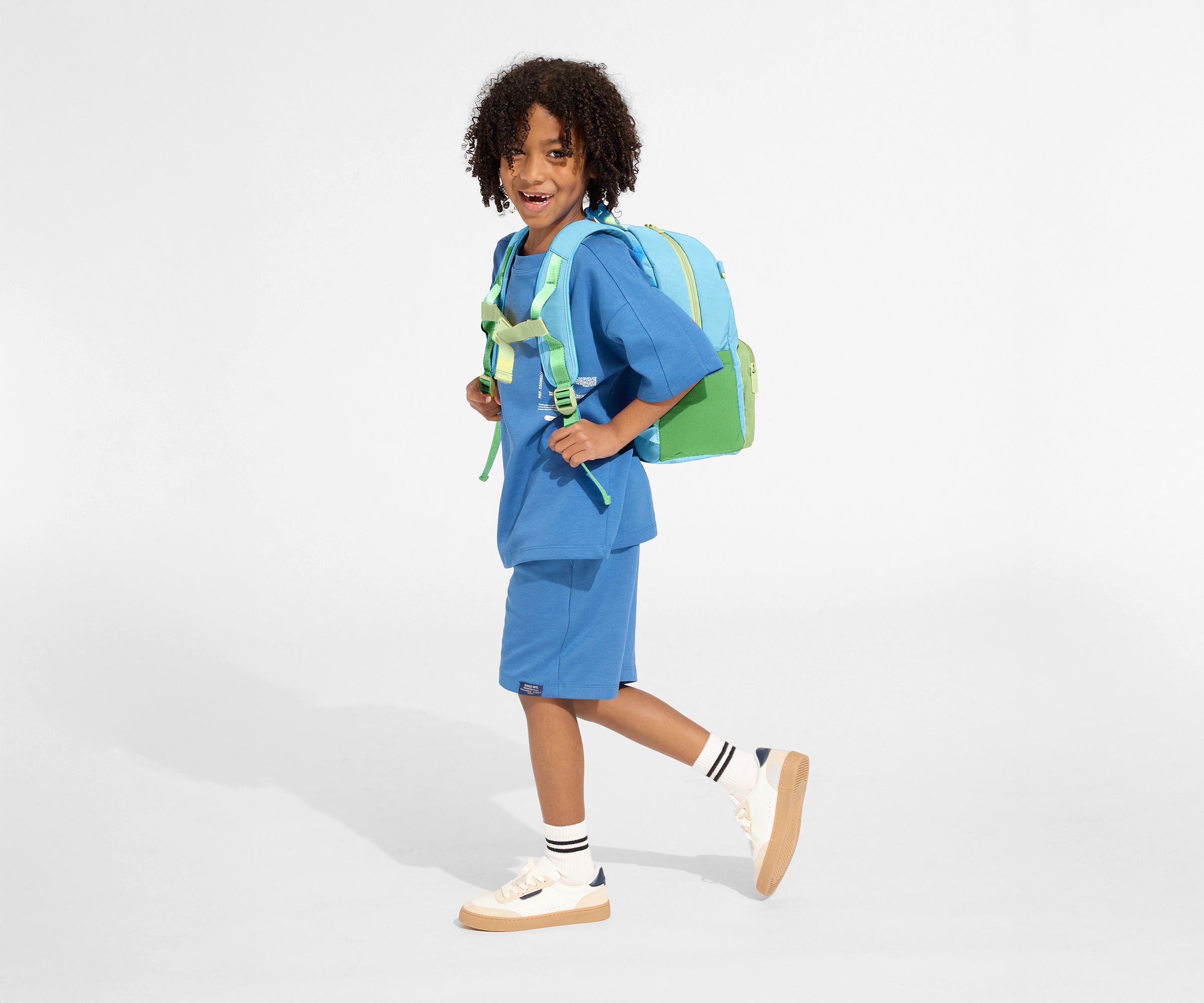 Kids Backpack in Dragonfly Blue